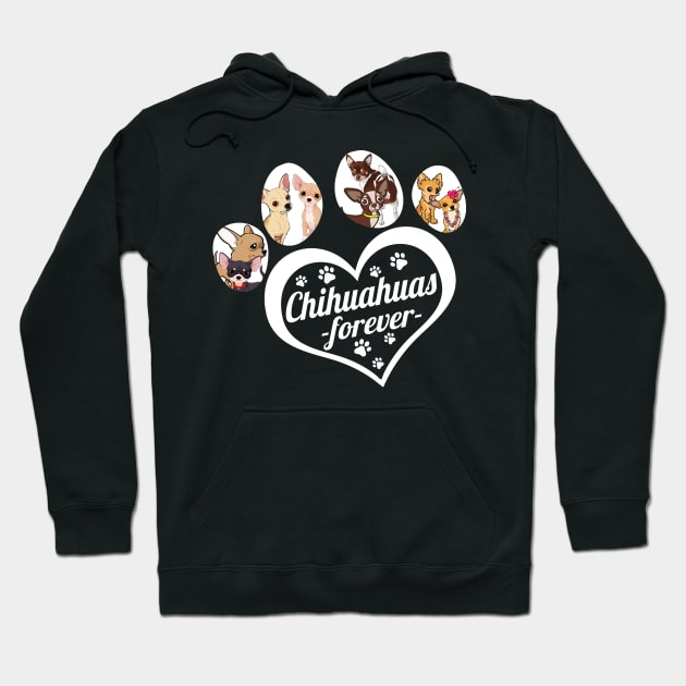 chihuhua forever dog lover Hoodie by TeesCircle